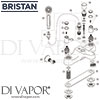Bristan Lever Bath Shower Mixer 3 Inch Levers Spares